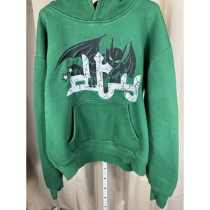 DividetheYouth Limited Edition Halloween Exclusive 2021 Green Graphic Hoodie – L